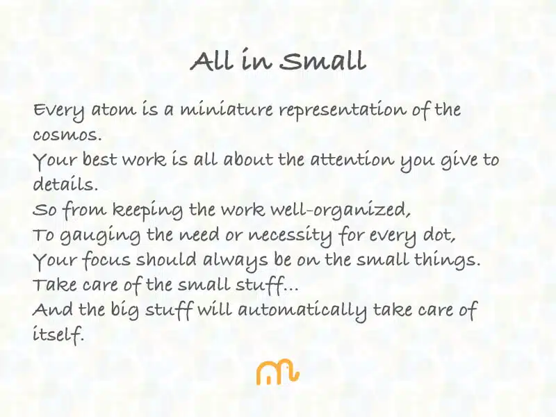All in Small 