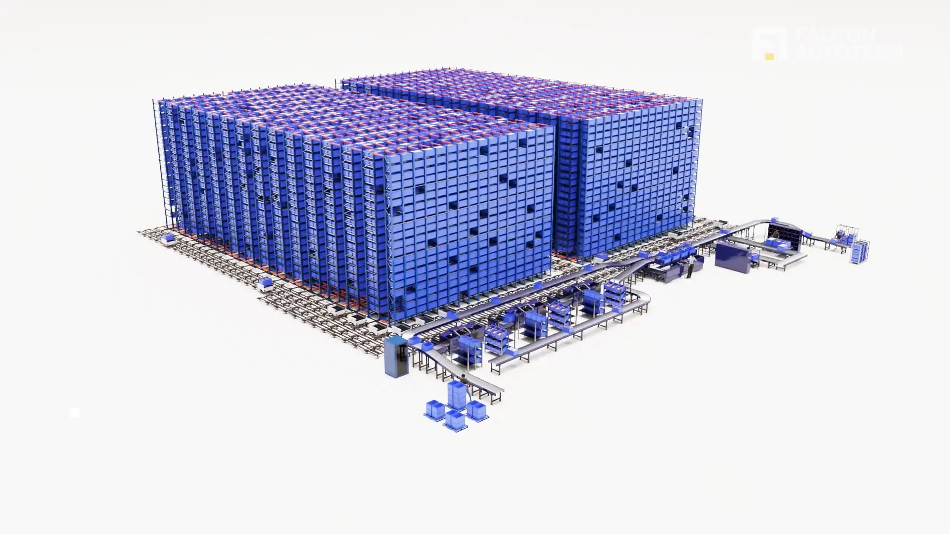 Falcon warehouse robotics film