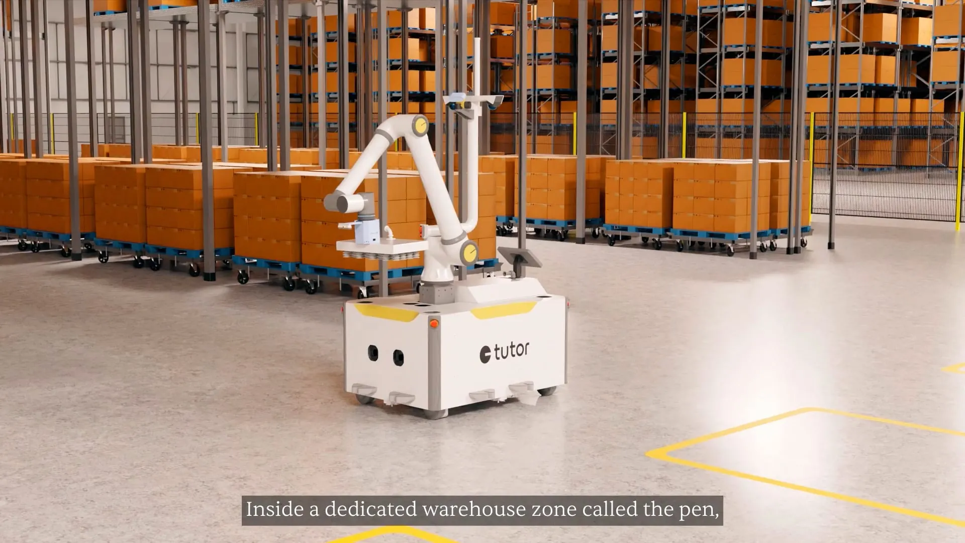Tutor Intelligence warehouse robotics film