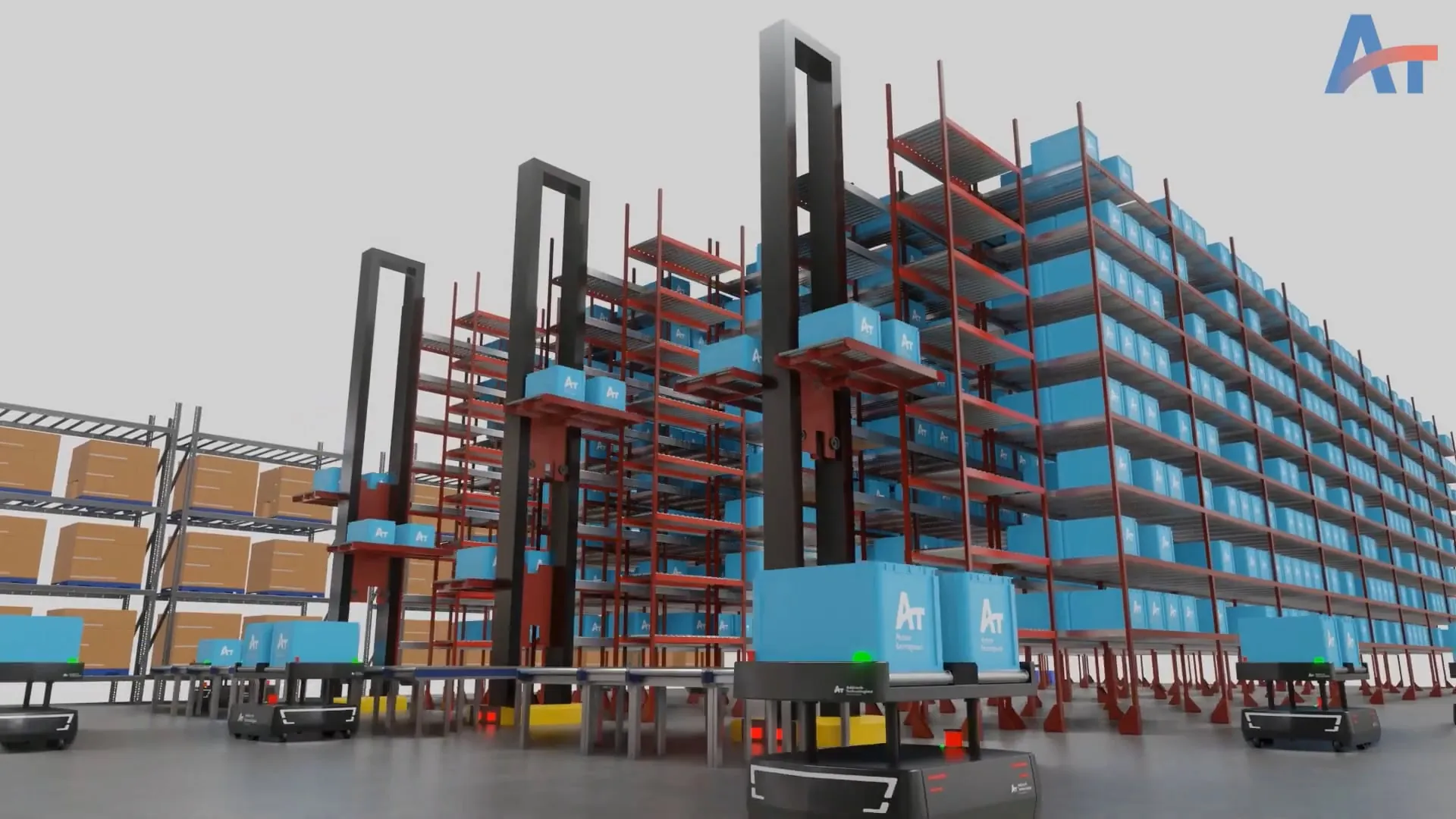 Addverb warehouse robotics film