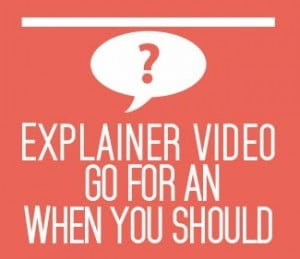 When should you go for an explainer video?