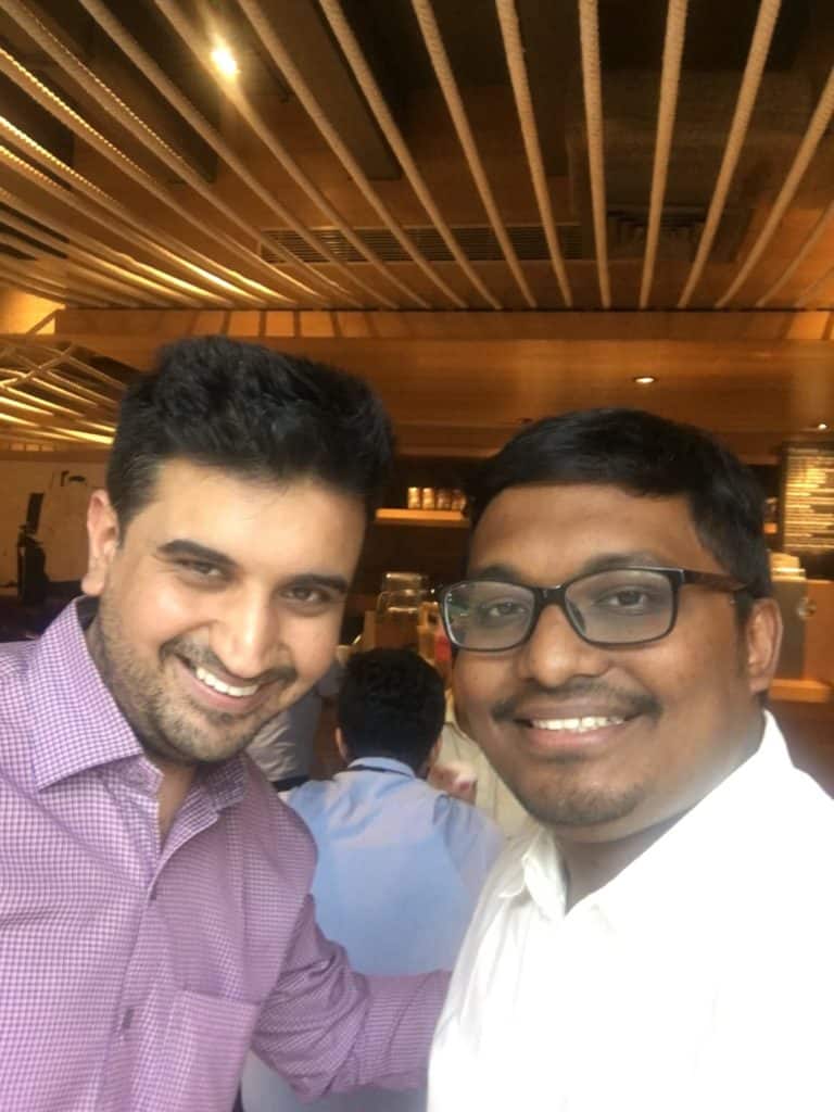 Anil with Ravi Motwanin Associate Director and Head Digital Marketing at CRISIL Ltd.