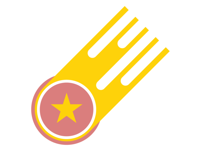 Icon for shooting star