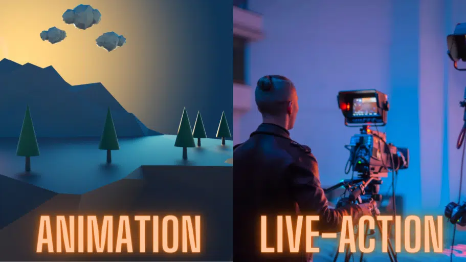 Live Action Vs Animation 911x512