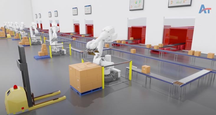 Addverb | 3D Product Visualisation- Robots