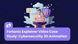 Fortanix cybersecurity case study - 3D animation of user protection and data security