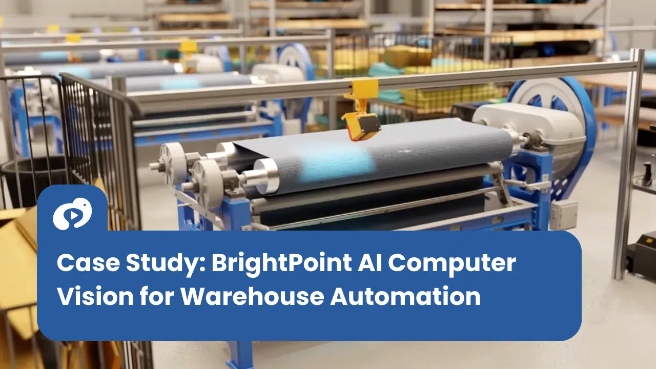 BrightPoint AI computer vision case study: real-time quality detection on conveyor