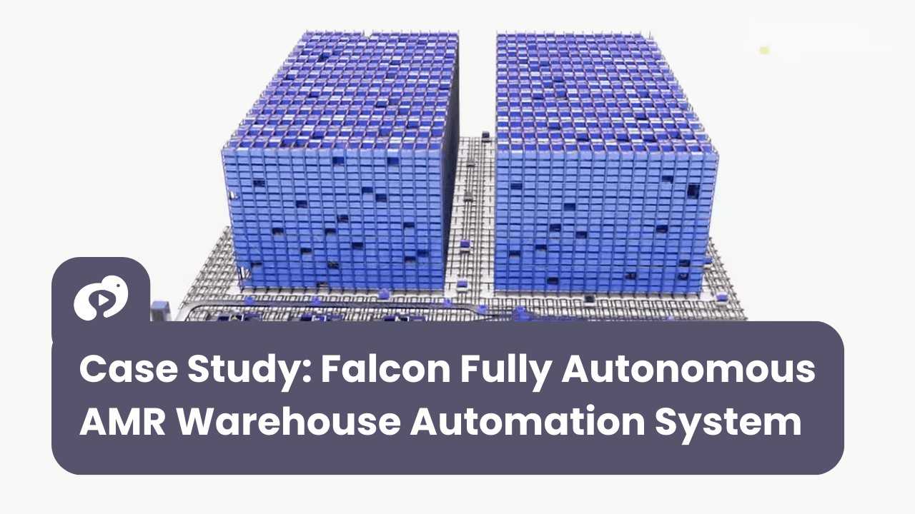 Falcon warehouse automation case study: autonomous AMR in high-density storage