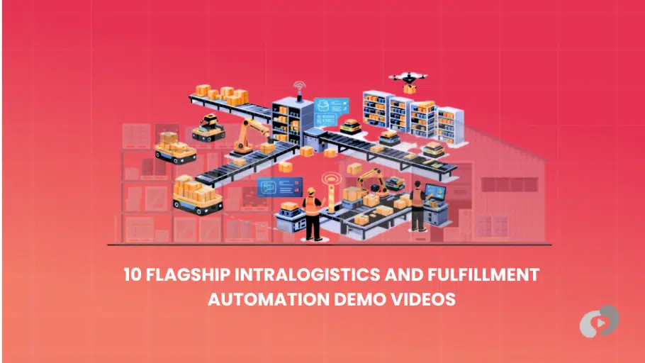 Intralogistics and fulfillment automation demo with robots, conveyors, and real-time warehouse monitoring